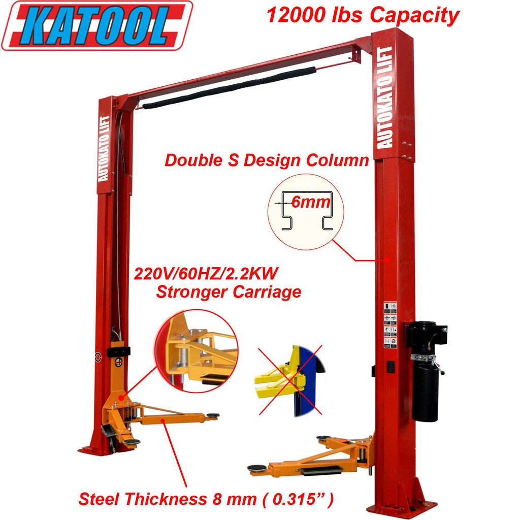 Katool KT-M120 12,000lbs Two Post Lift
