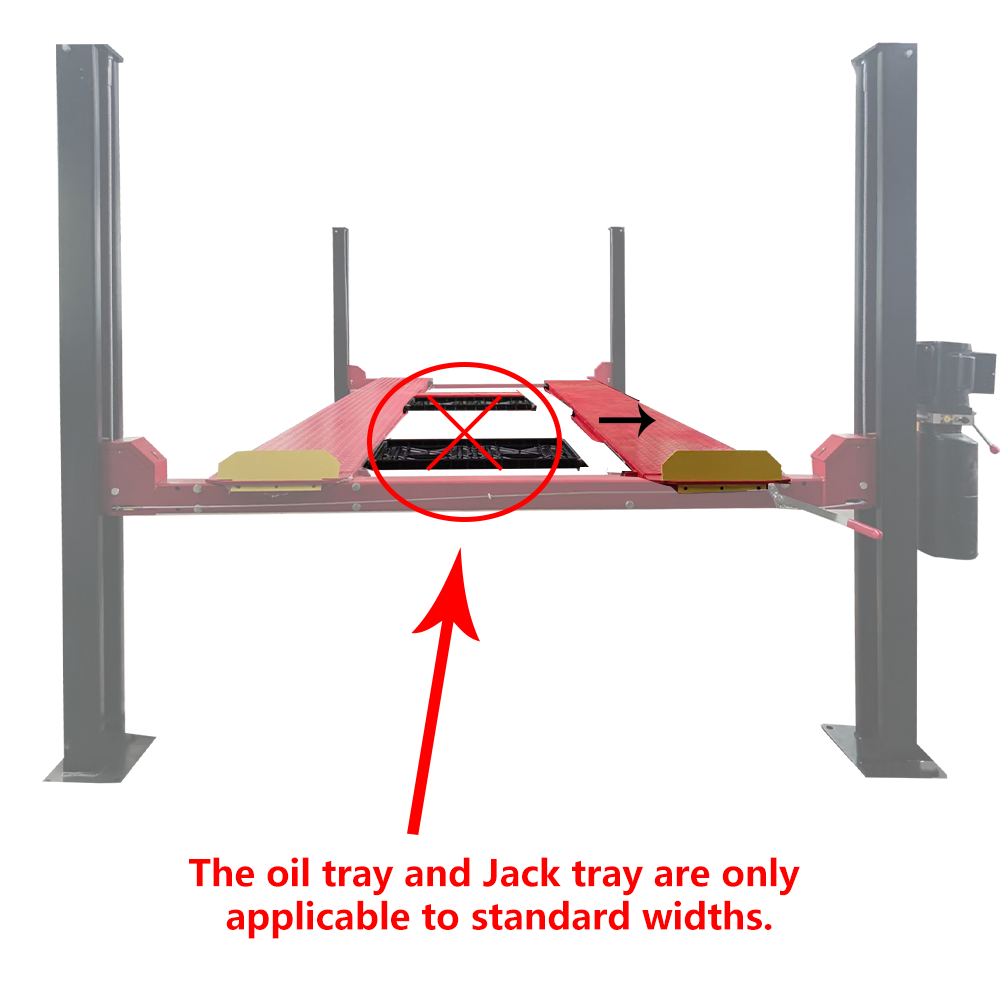Katool KT-4H950 Heavy Duty Parking Lift 9,500 lbs Capacity